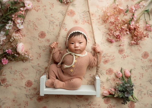 Alex newborn romper set