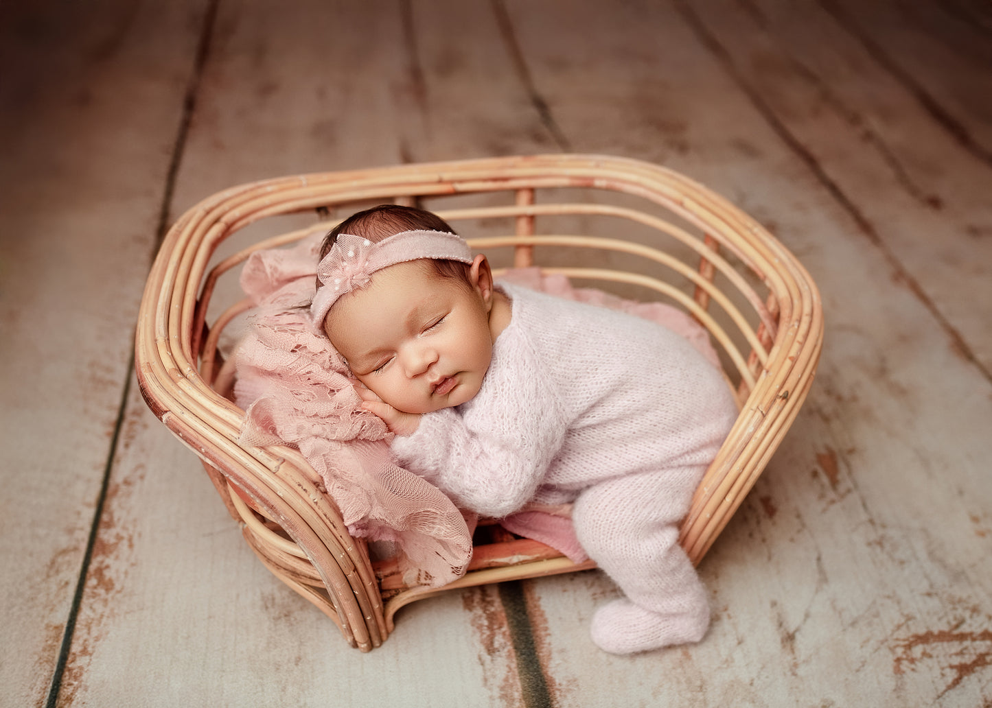 Olivia newborn sleeper set