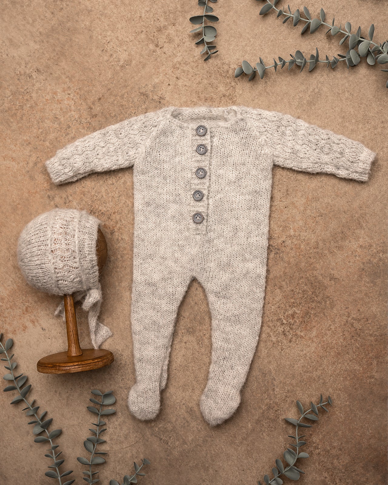 Olivia newborn sleeper set