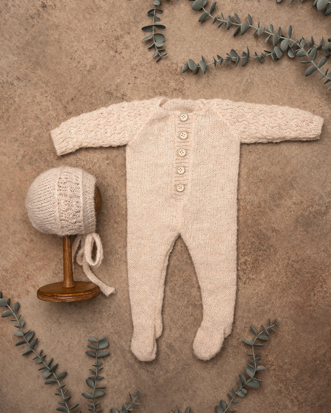 Olivia newborn sleeper set