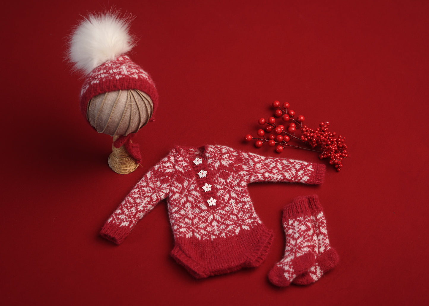 Christmas Olivia sets (newborn size)