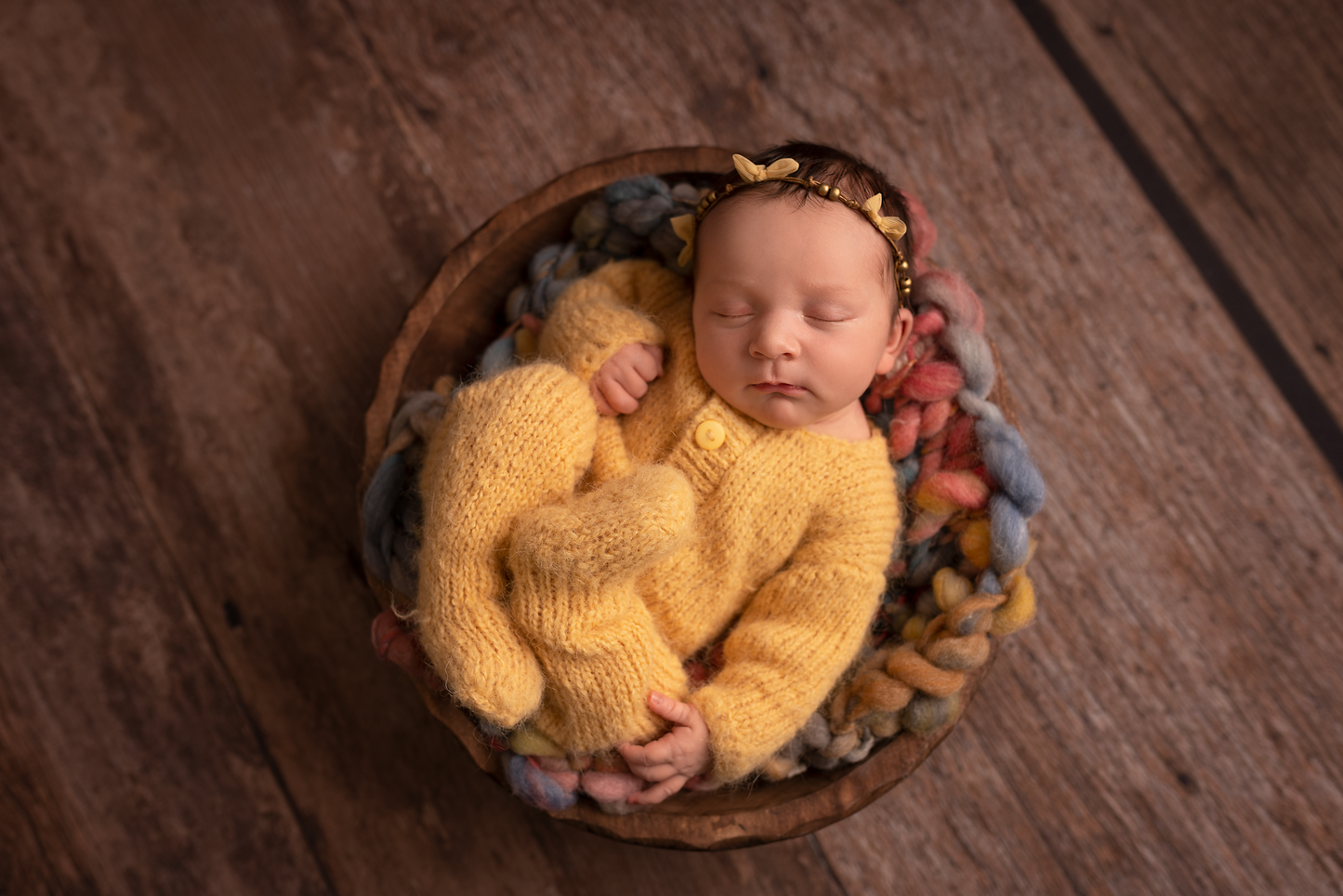 Newborn alpaca rompers with teddy bear bonnets