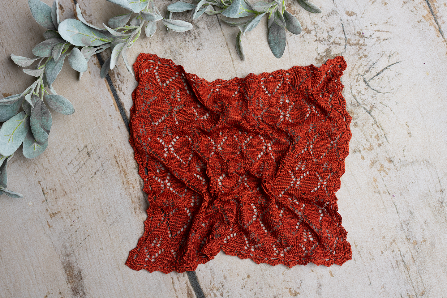 KNIT lace layer wrap & bonnet