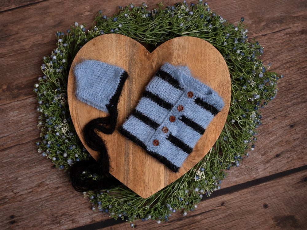 Dory footed romper set