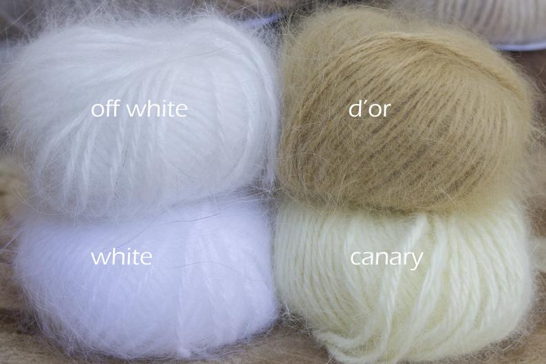 Fuzzy angora teddy bear bonnet