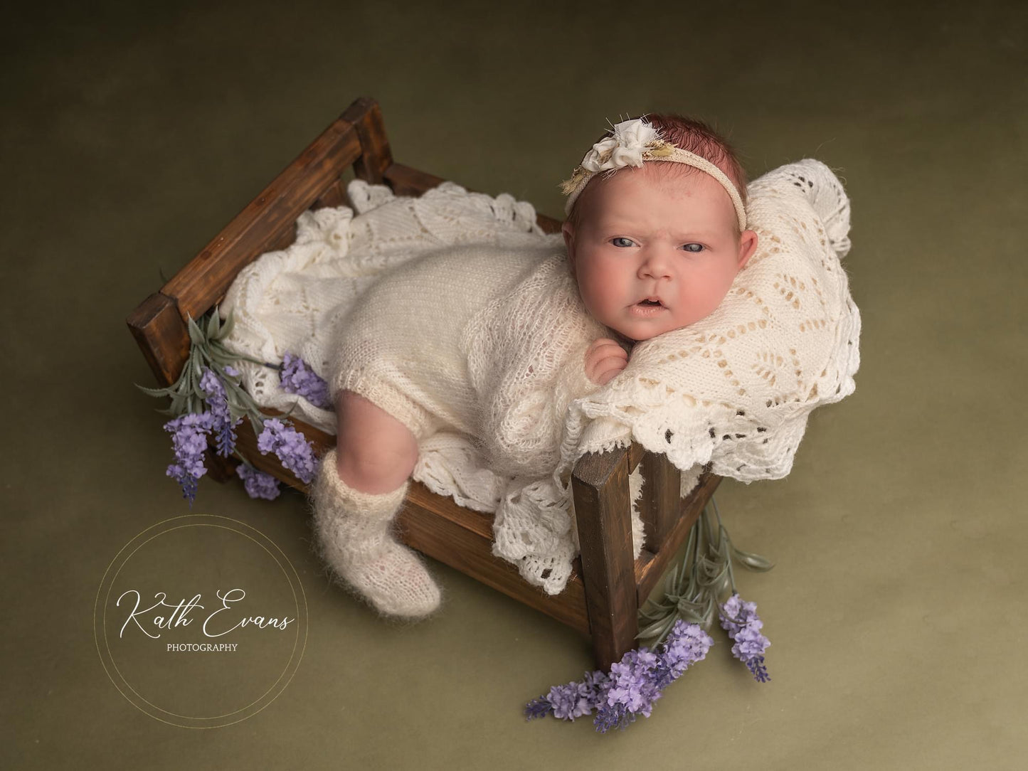 BUNDLE Vintage layer and alpaca newborn romper with matching socks