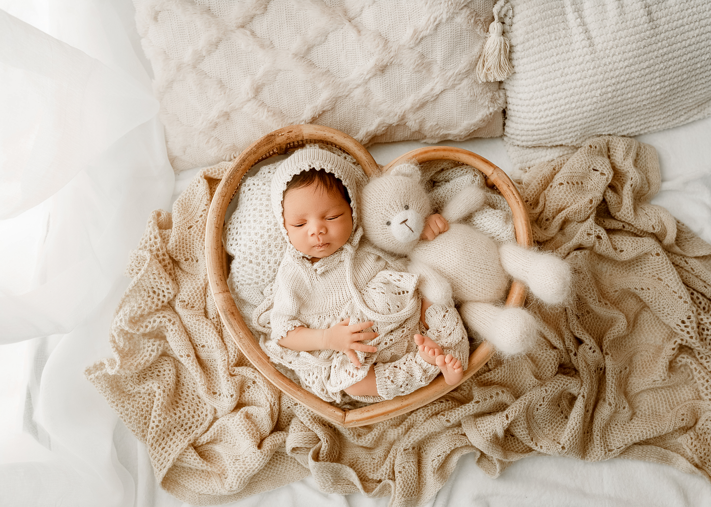Mimi ruffle newborn set