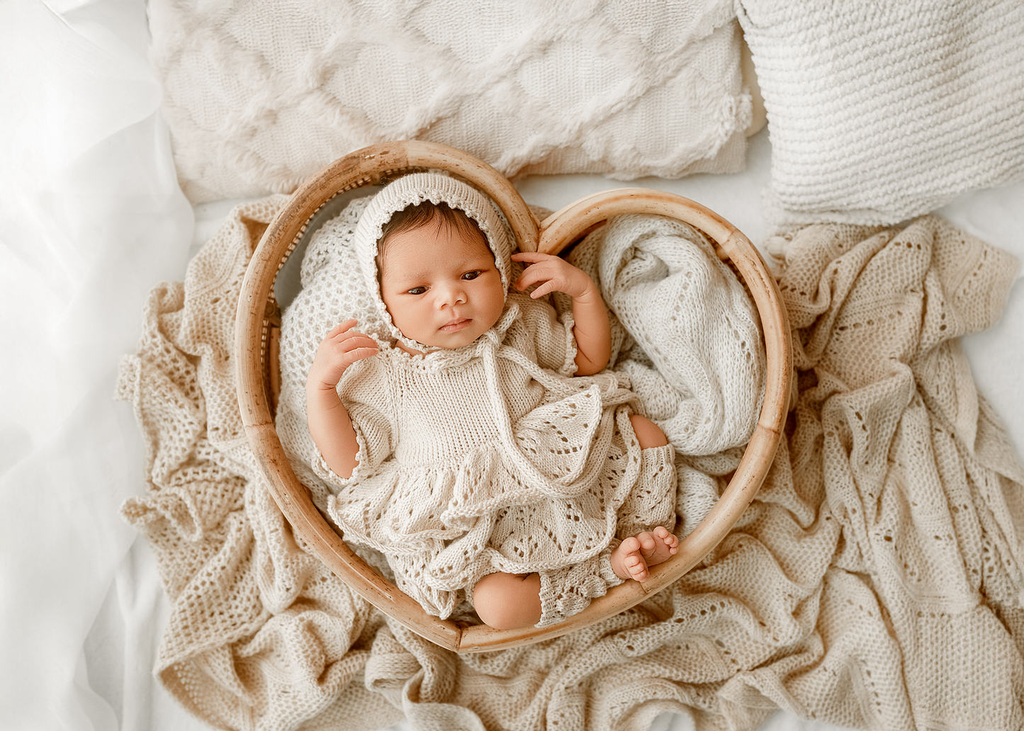 Mimi ruffle newborn set