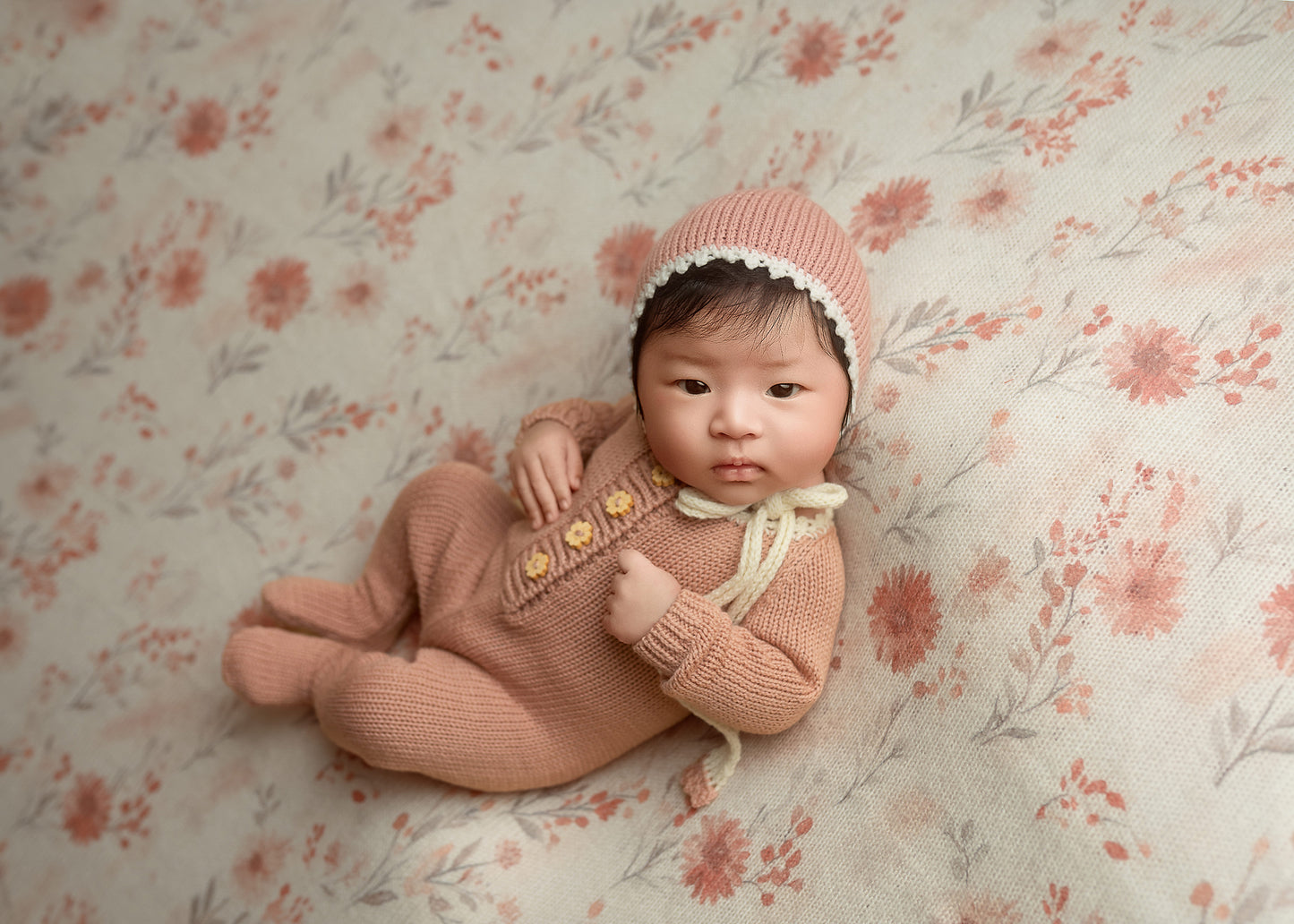 Alex newborn romper set