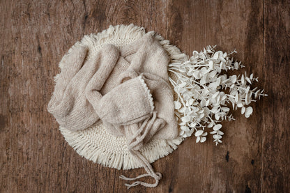 Amirah wrap and bonnet set