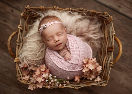 Amirah wrap and bonnet set