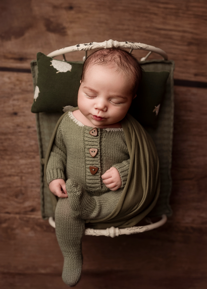 Alex newborn romper set