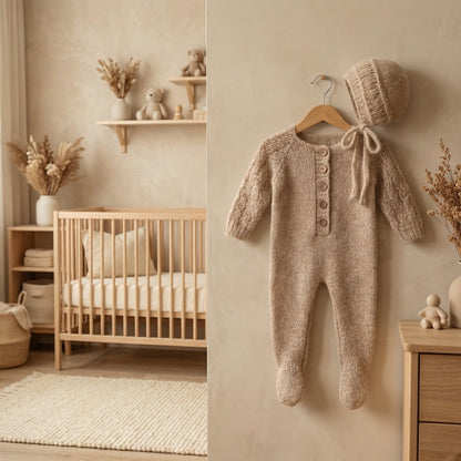 Olivia newborn sleeper set