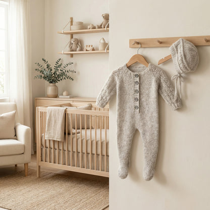 Olivia newborn sleeper set