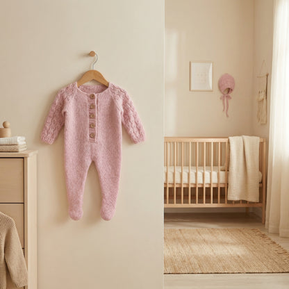 Olivia newborn sleeper set