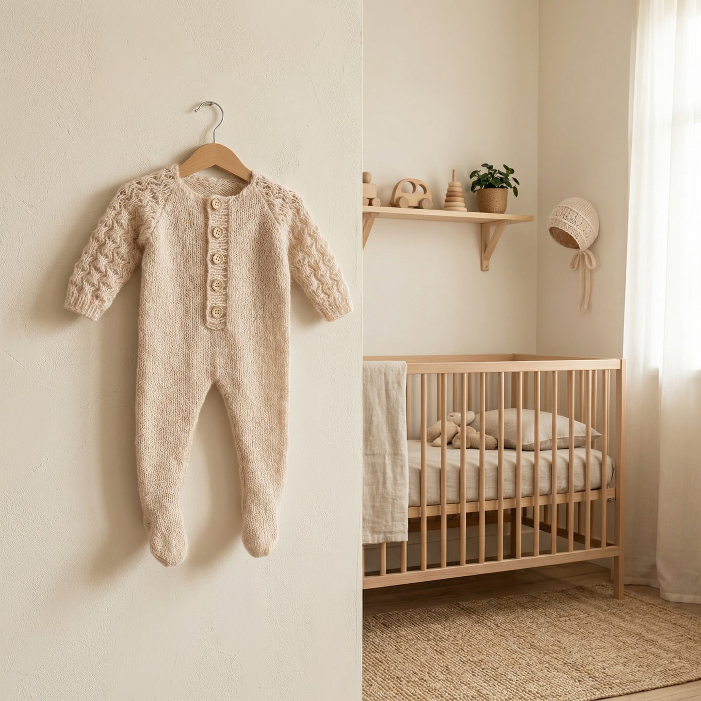 Olivia newborn sleeper set