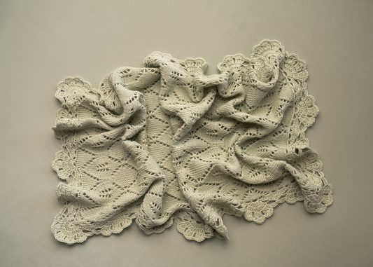 BUNDLE Vintage layer and alpaca newborn romper with matching socks (Pistachio)