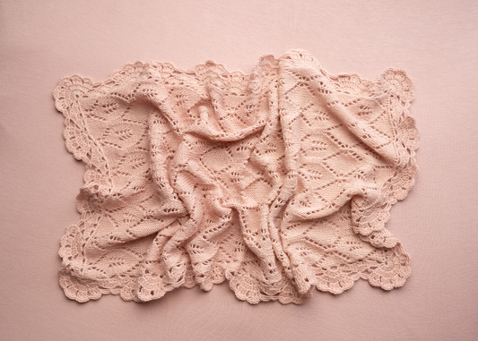 BUNDLE Vintage layer and alpaca newborn romper with matching socks (Stawberry cream)