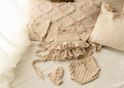 Mimi ruffle newborn set
