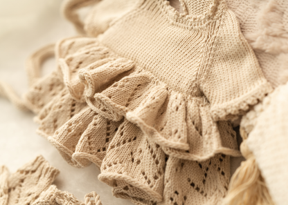 Mimi ruffle newborn set