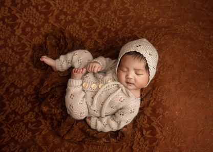 Hyacinth newborn romper