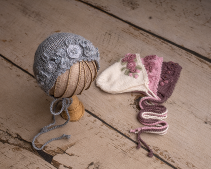 Emma embroidered bonnets