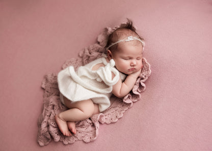 Ballerina newborn romper set