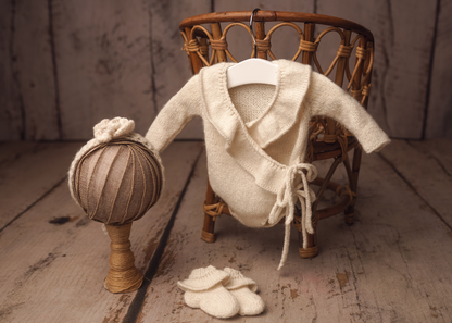 Rose newborn romper