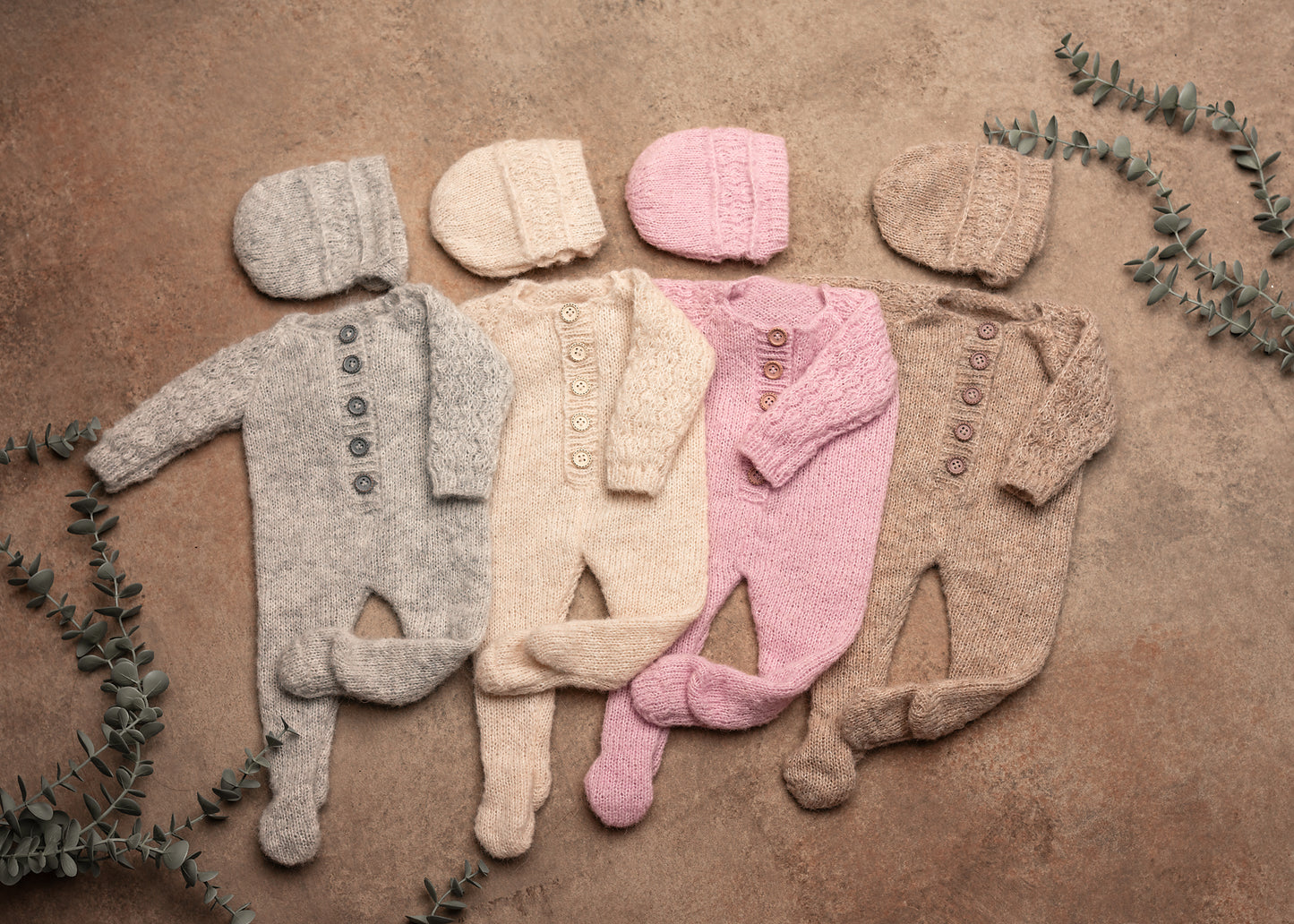 Olivia newborn sleeper set