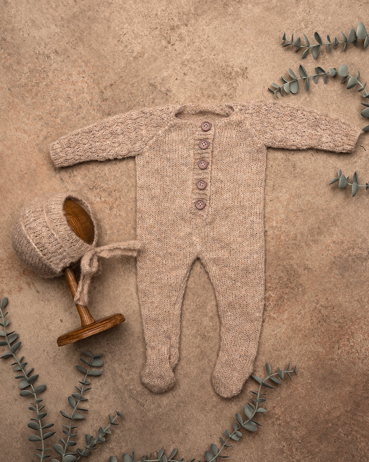 Olivia newborn sleeper set