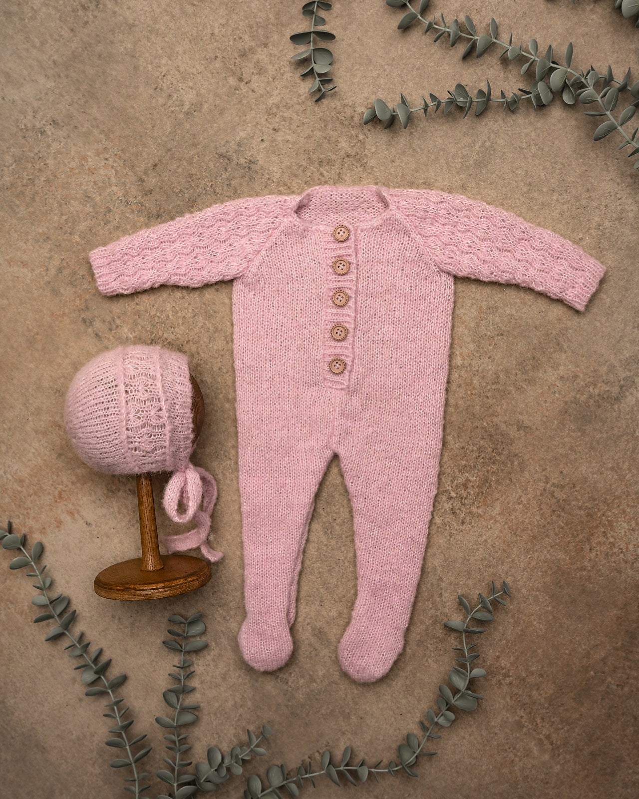 Olivia newborn sleeper set