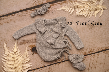 Rose newborn romper