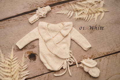 Rose newborn romper