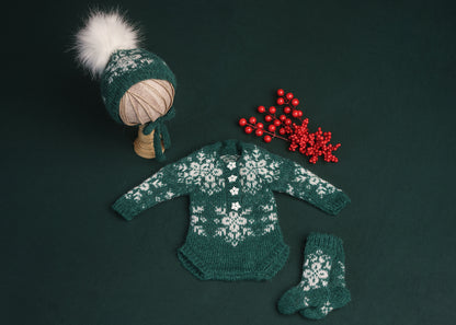Christmas Olivia sets (newborn size)