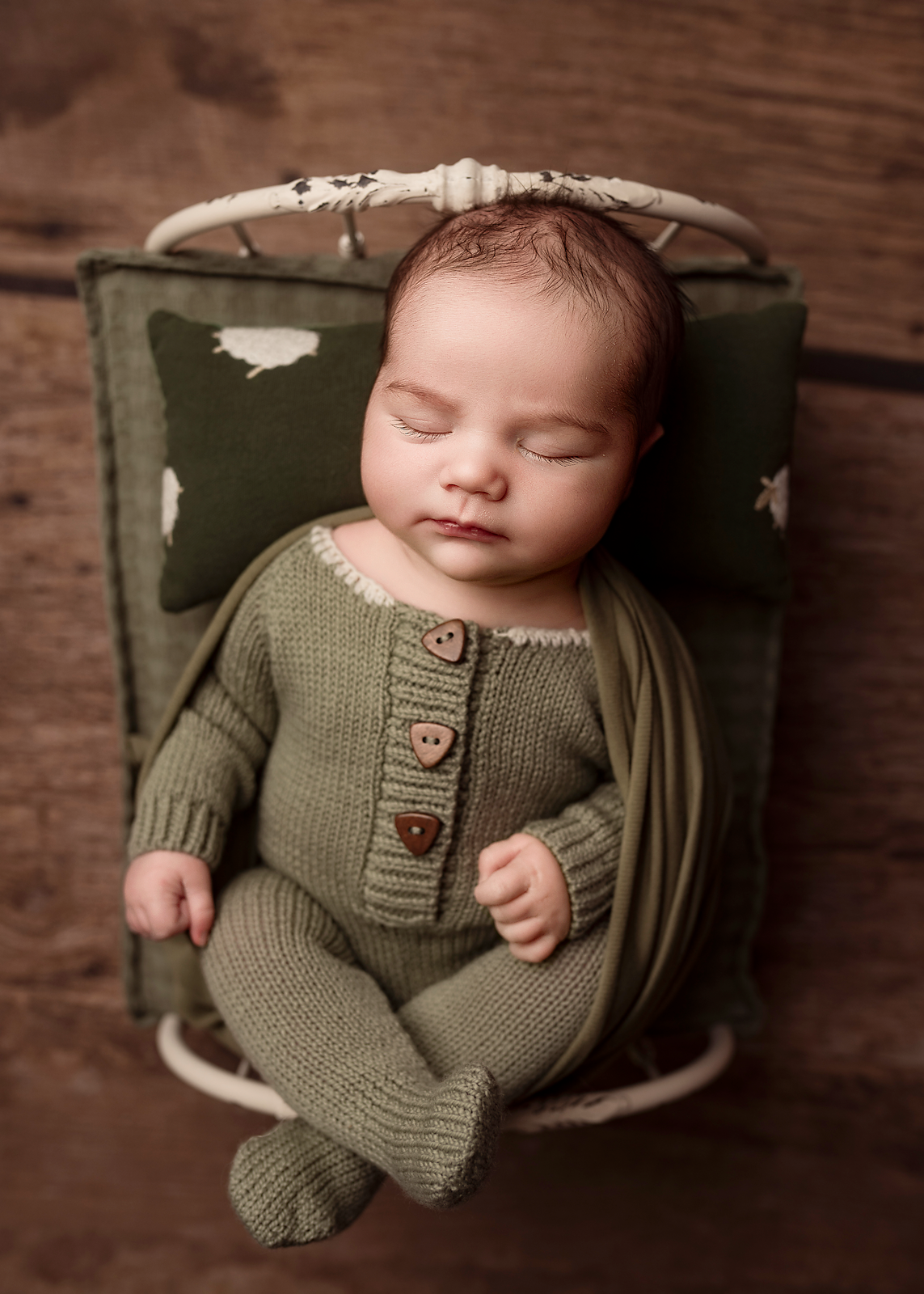 Alex newborn romper set