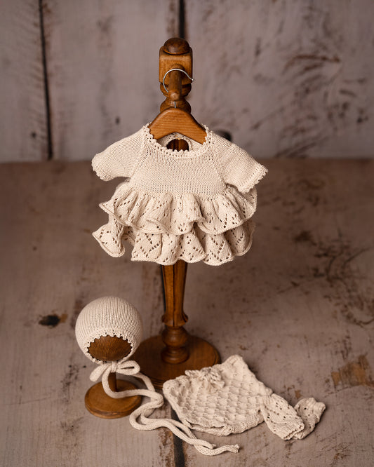 Mimi ruffle newborn set