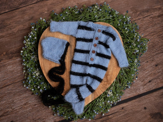 Dory footed romper set