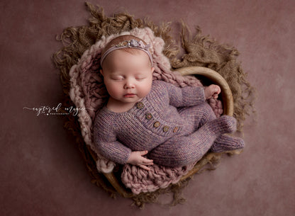 Chunky alpaca romper sets